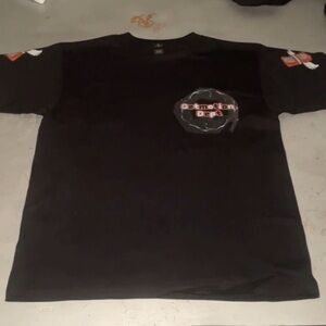 Gildan Black Short Sleeve Tee with Chest Logo